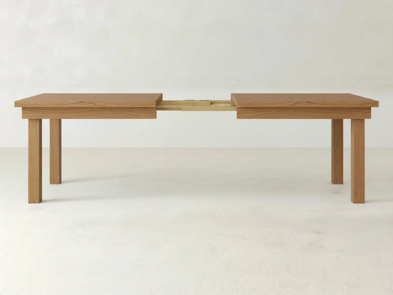 Farmhouse Expandable Dining Table - Oat on Oak
