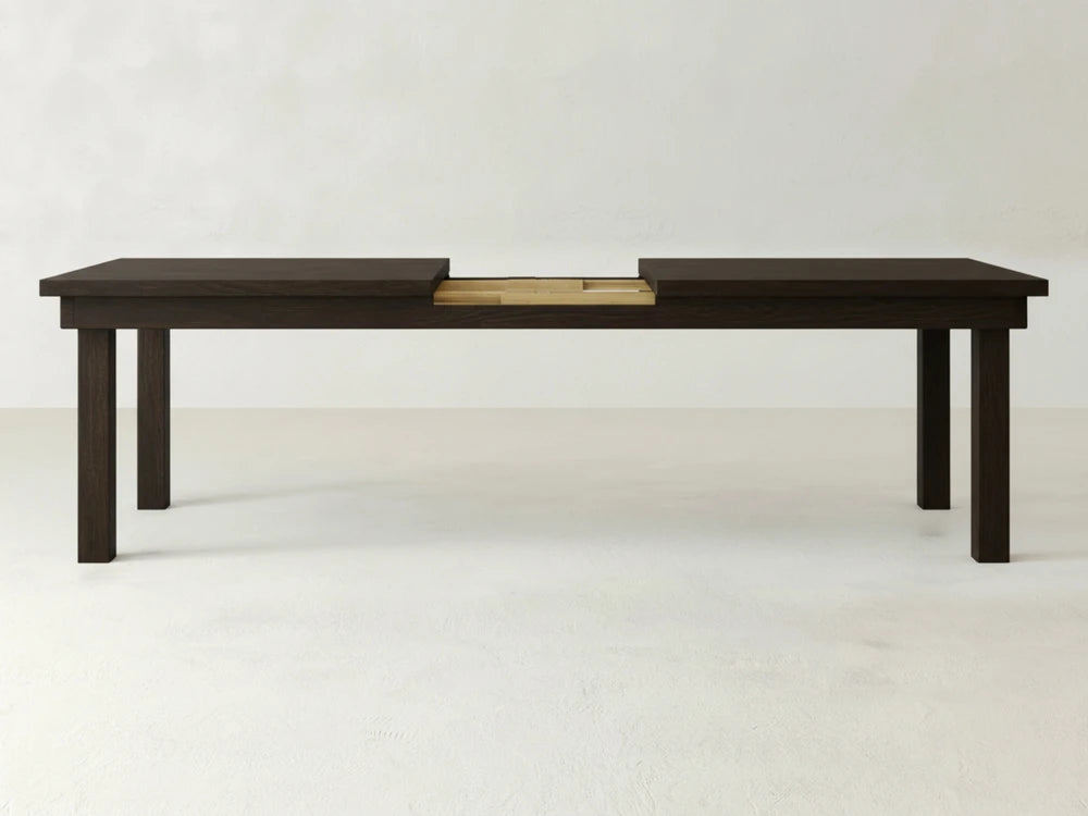 Farmhouse Expandable Dining Table - Sable on Oak