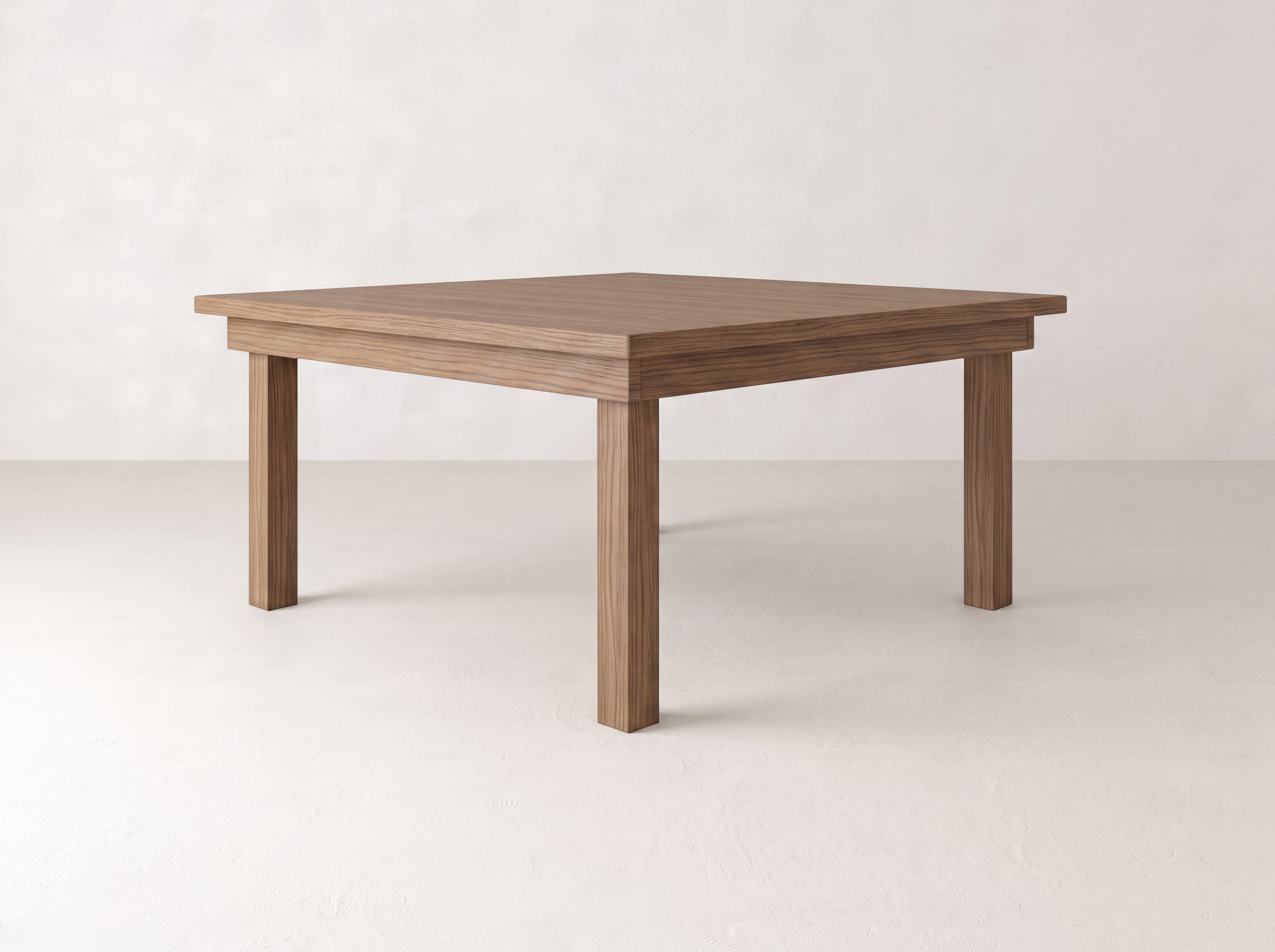 Farmhouse Square Dining Table - Almond on Oak