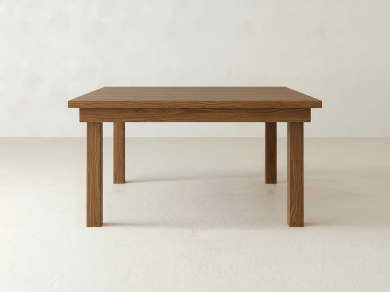 Farmhouse Square Dining Table - Almond on Oak
