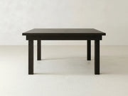 Farmhouse Square Dining Table - Espresso on Oak