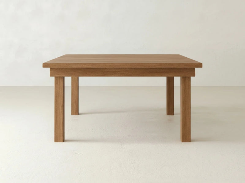 Farmhouse Square Dining Table - Oat on Oak