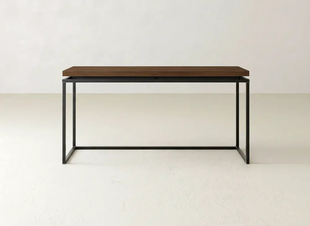 Floating Top Sofa Table - Almond on Oak