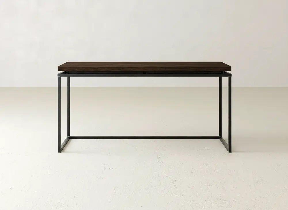 Floating Top Sofa Table - Sable on Oak