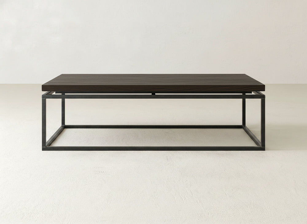 Floating Top Coffee Table - Espresso on Oak
