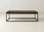 Floating Top Coffee Table - Sable on Oak