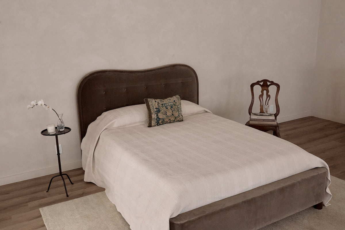 Florence Bed - Charred Ember
