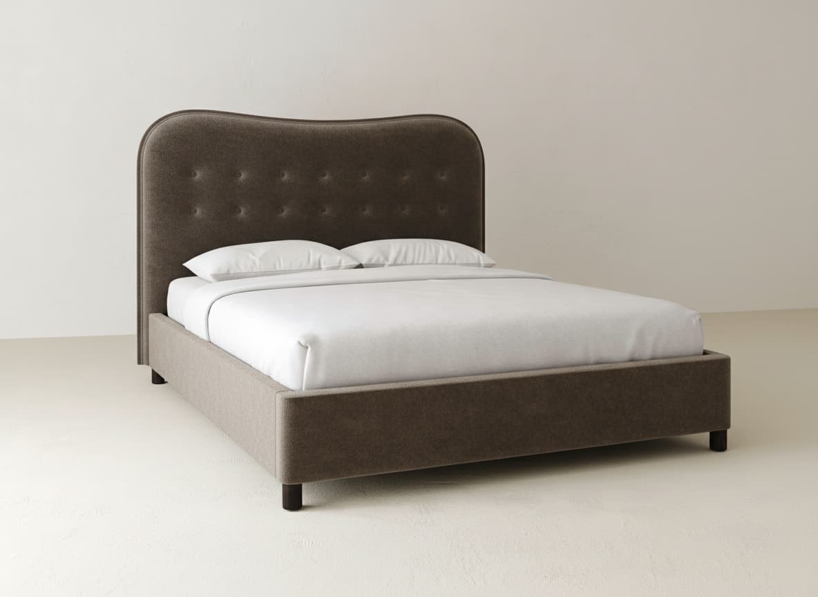 Florence Bed - Charred Ember