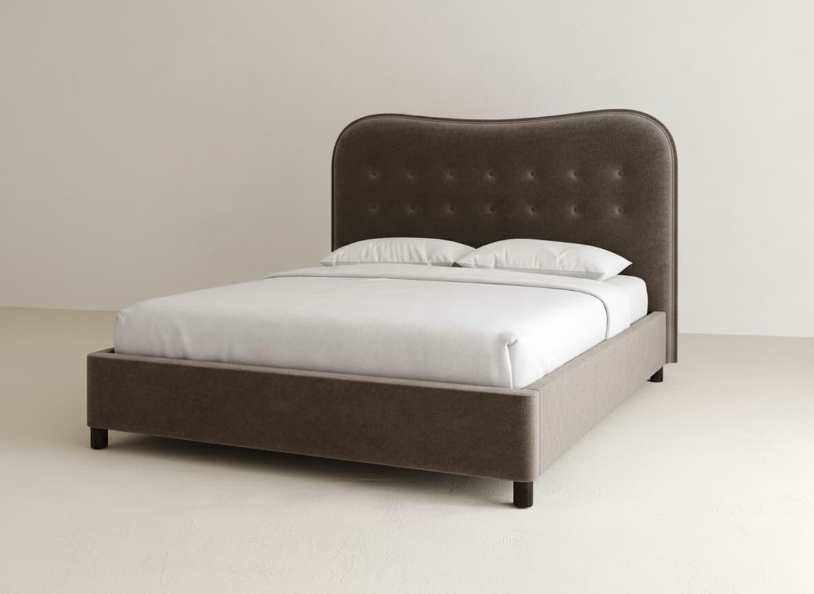 Florence Bed - Charred Ember
