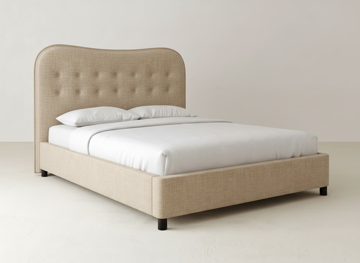 Florence Bed - Charred Ember