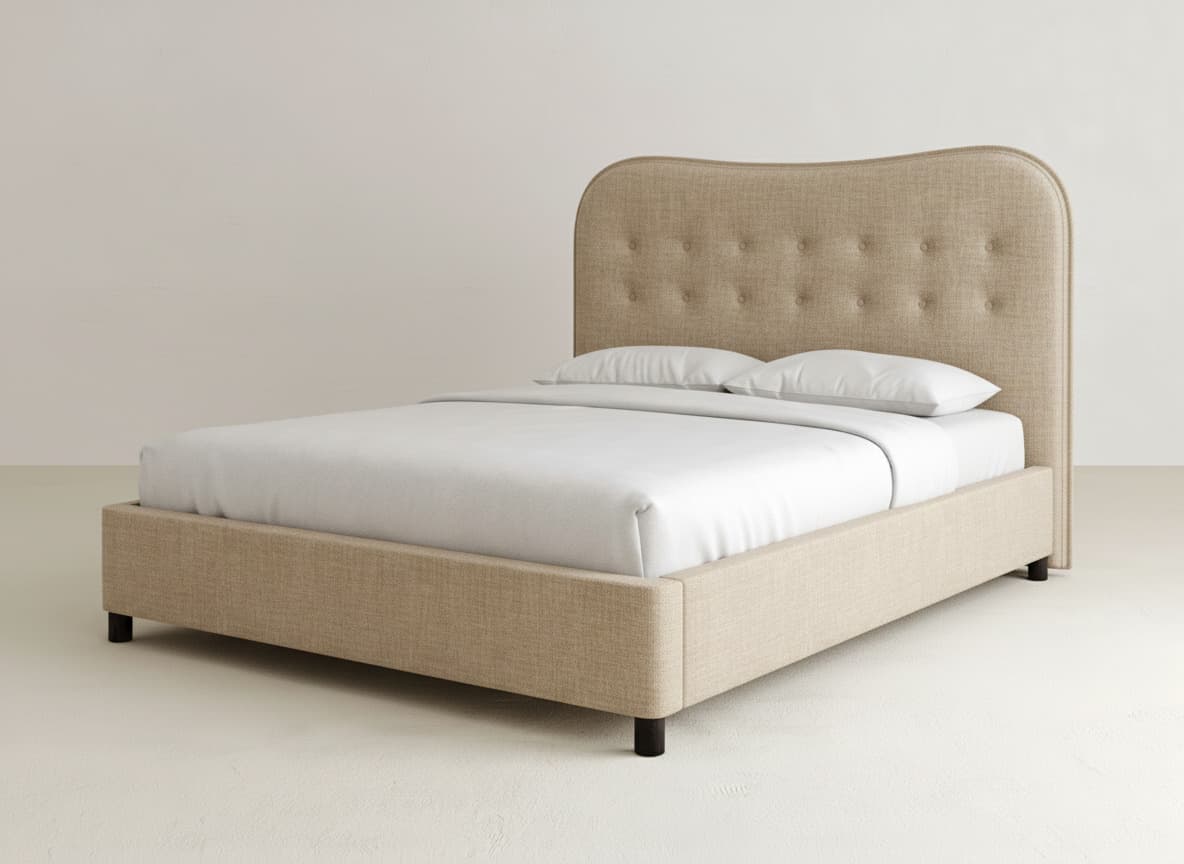 Florence Bed - Charred Ember