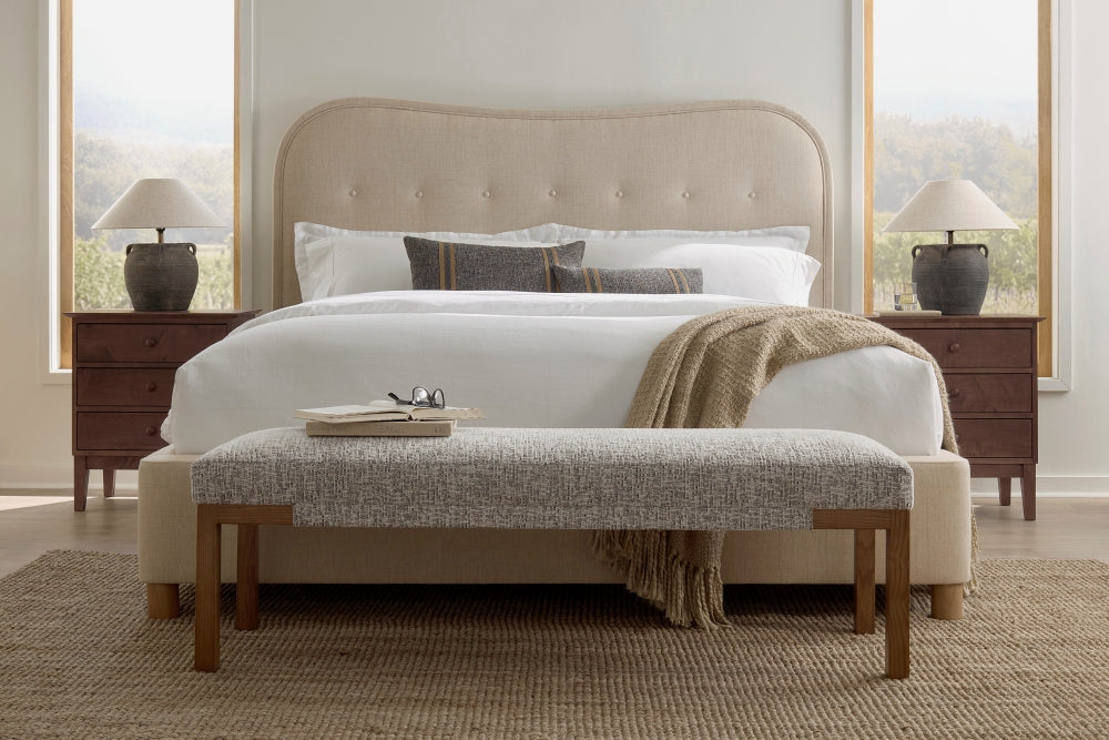 Florence Bed - Harvest Wheat & Wheat Linen