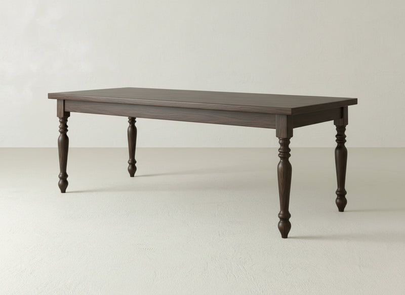 French Country Dining Table - Sable on Oak