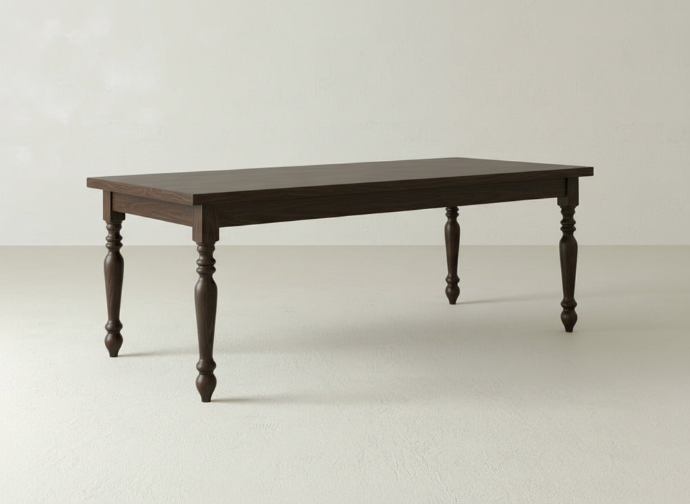 French Country Dining Table - Sable on Oak