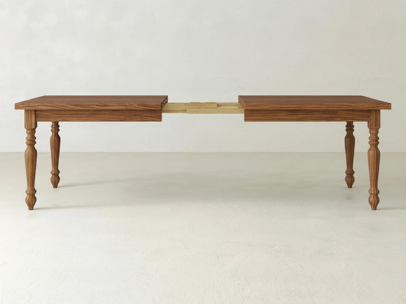 French Country Expandable Dining Table - Almond on Oak