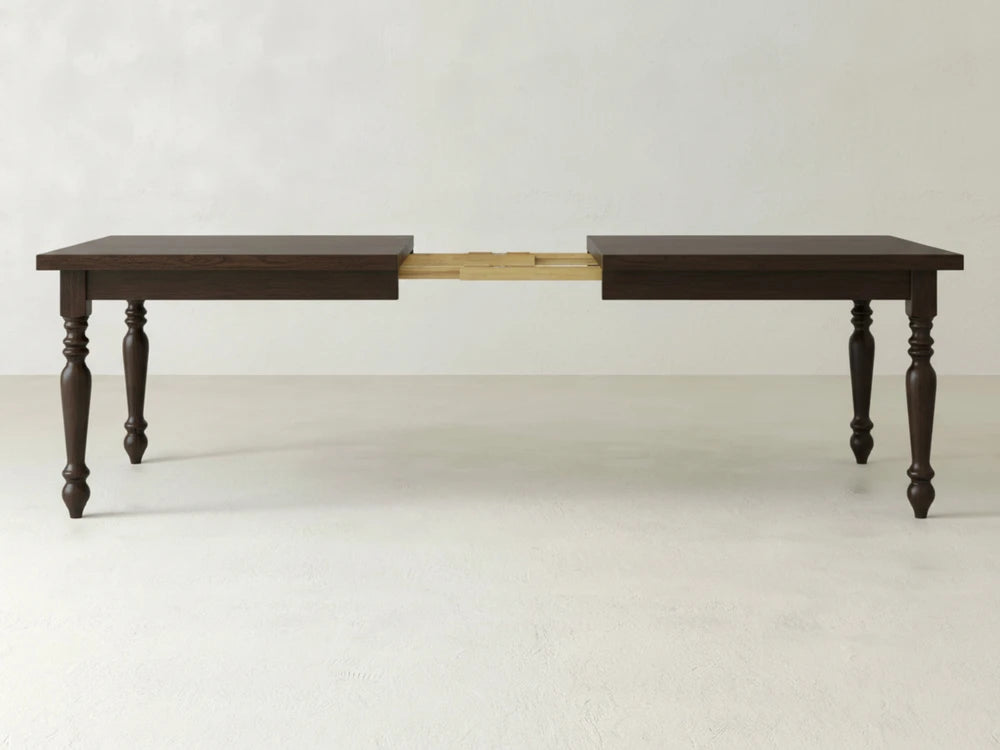 French Country Expandable Dining Table - Sable on Oak