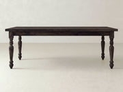 French Country Dining Table - Umber on Black Walnut