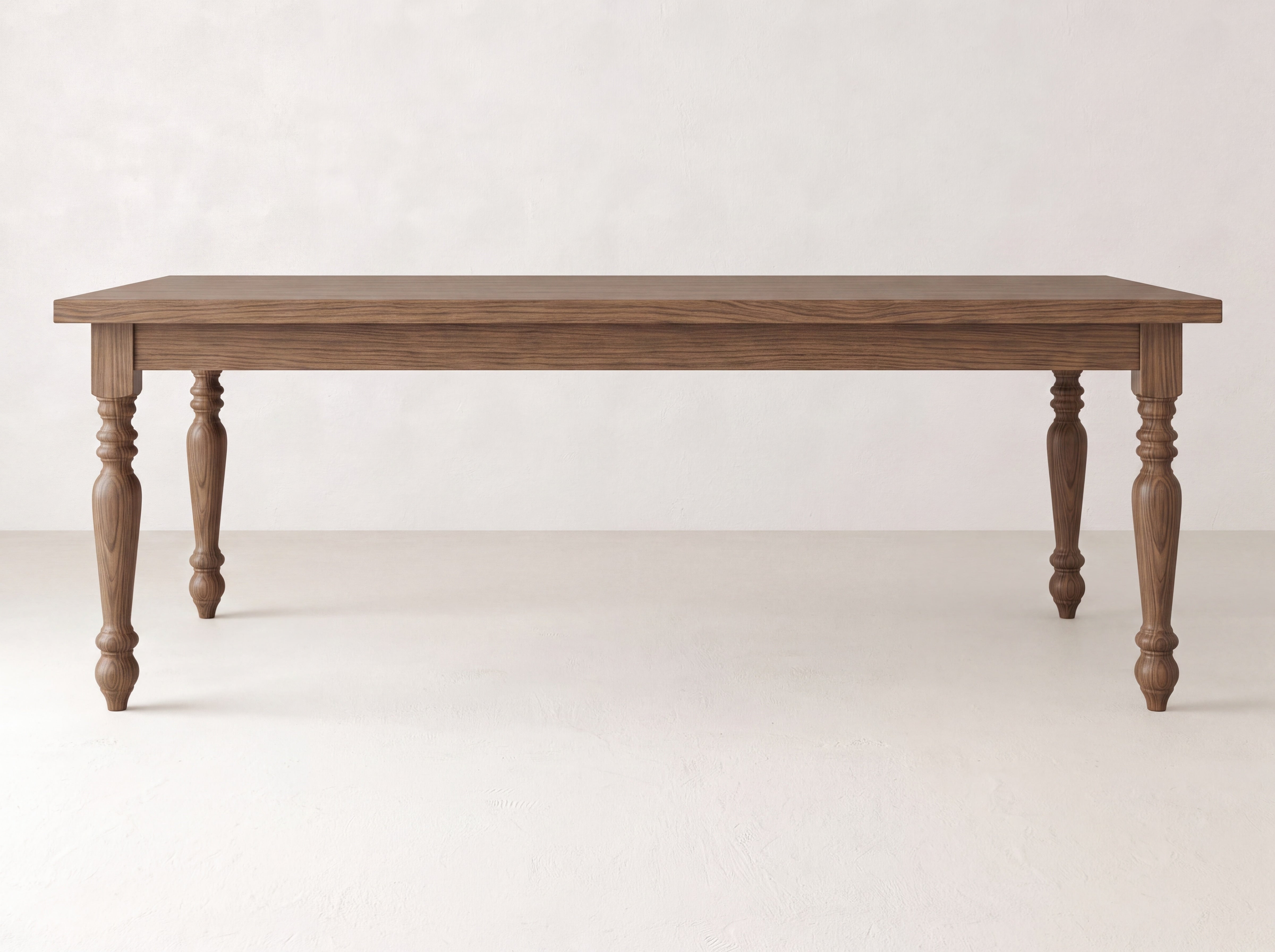 French Country Dining Table - Almond on Oak