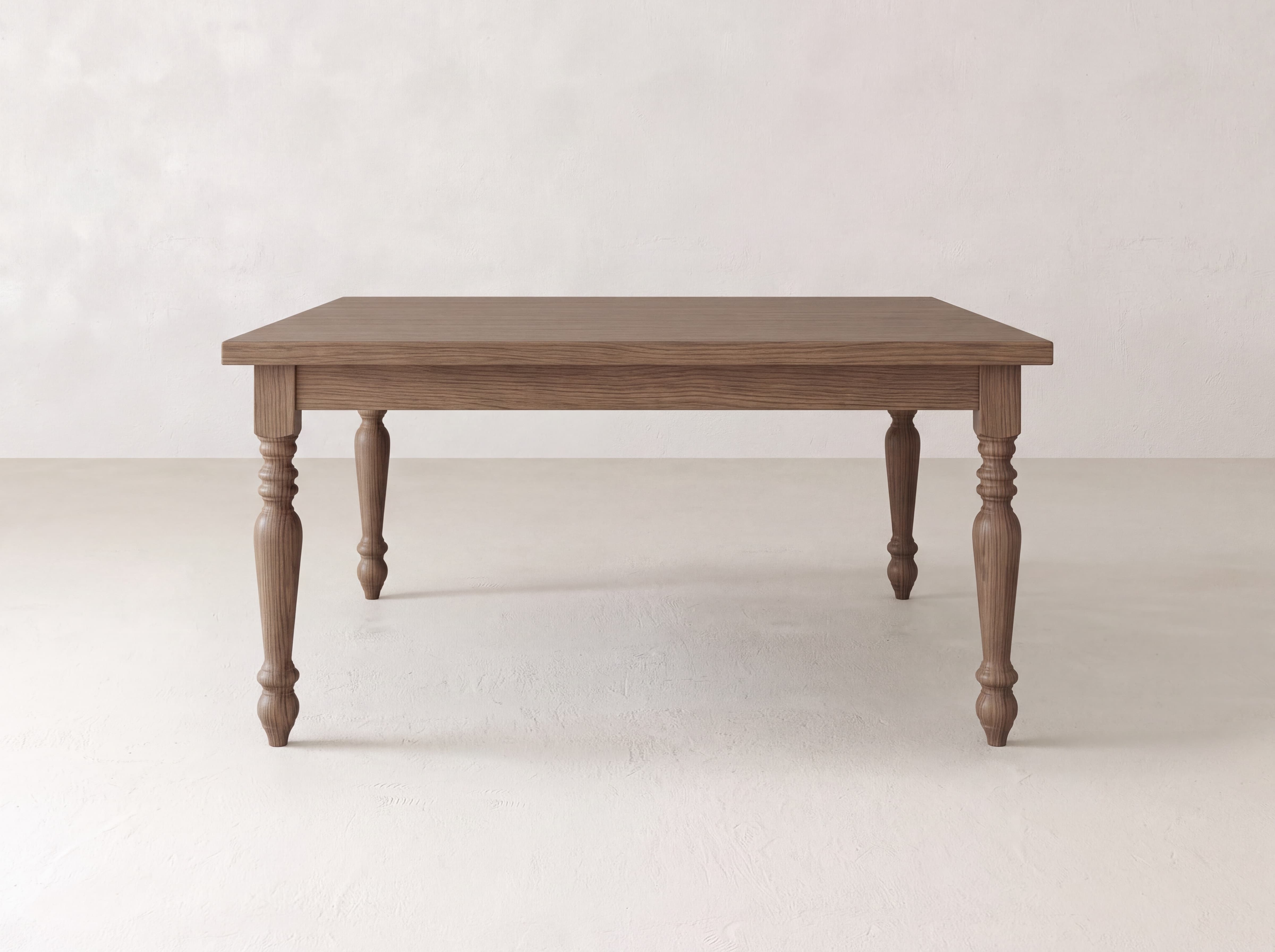 French Country Square Dining Table - Almond on Oak