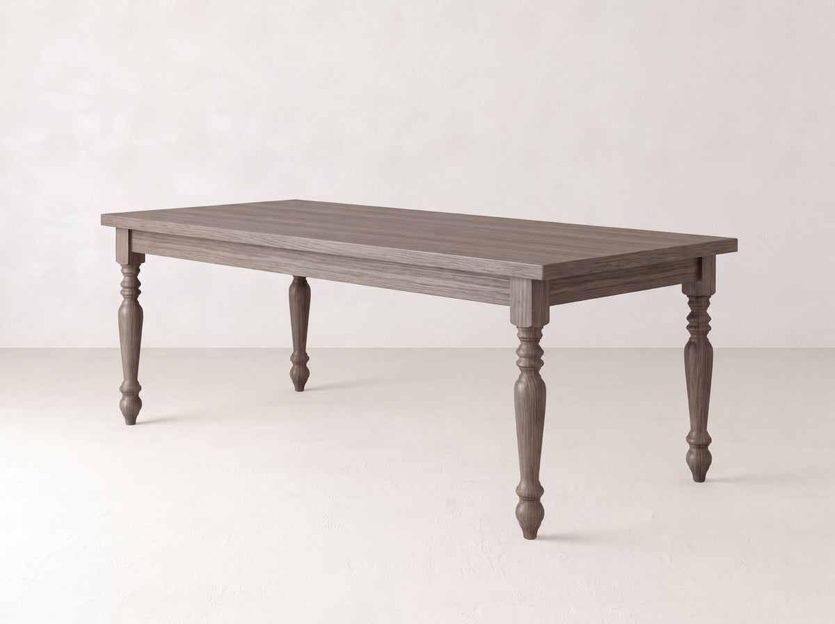 French Country Dining Table - Hazel on White Oak
