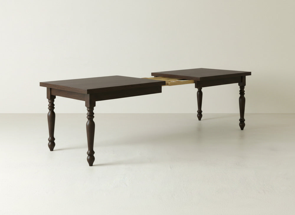 French Country Expandable Dining Table - Sable on Oak