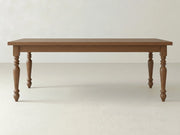 French Country Dining Table - Almond on Oak