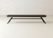 Fulton Bench - Espresso on Oak