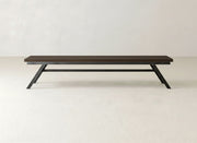 Fulton Bench - Sable on Oak