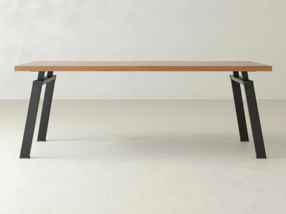 Fulton Desk - Oat on Oak