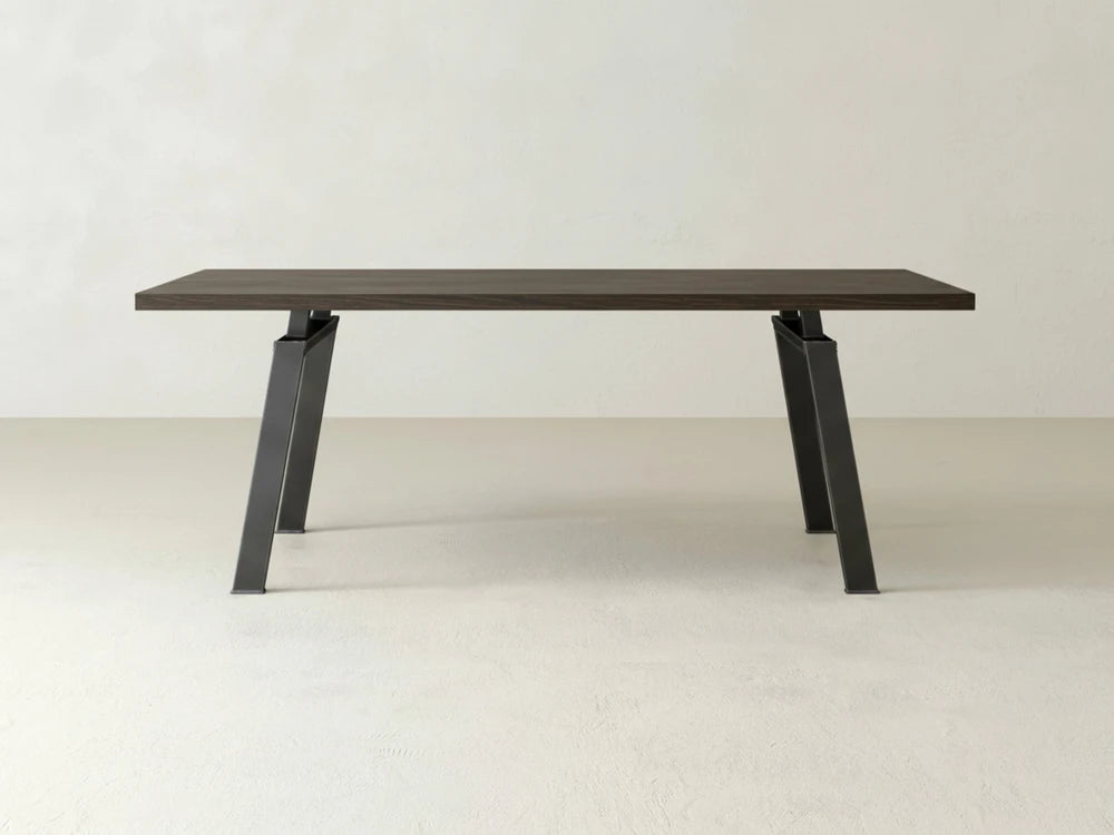 Fulton Dining Table - Espresso on Oak