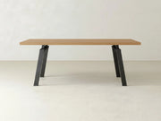 Fulton Dining Table - Oat on Oak