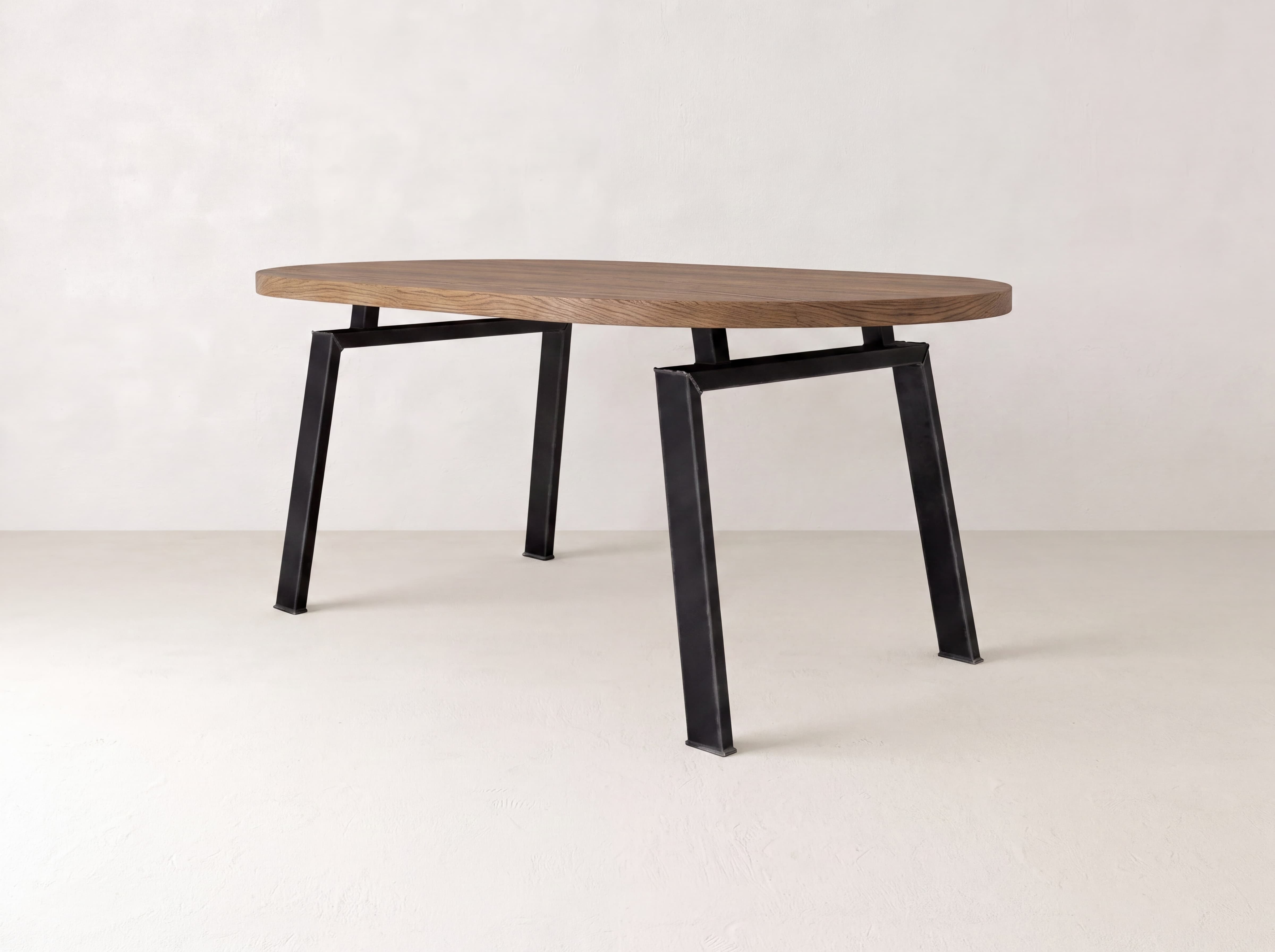 Fulton Oval Dining Table - Almond on Oak