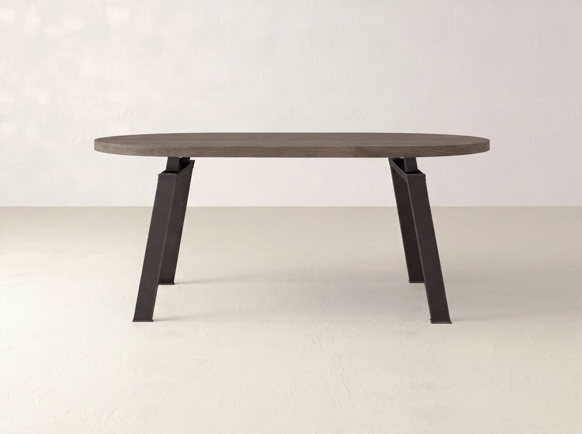 Fulton Oval Dining Table - Hazel on White Oak