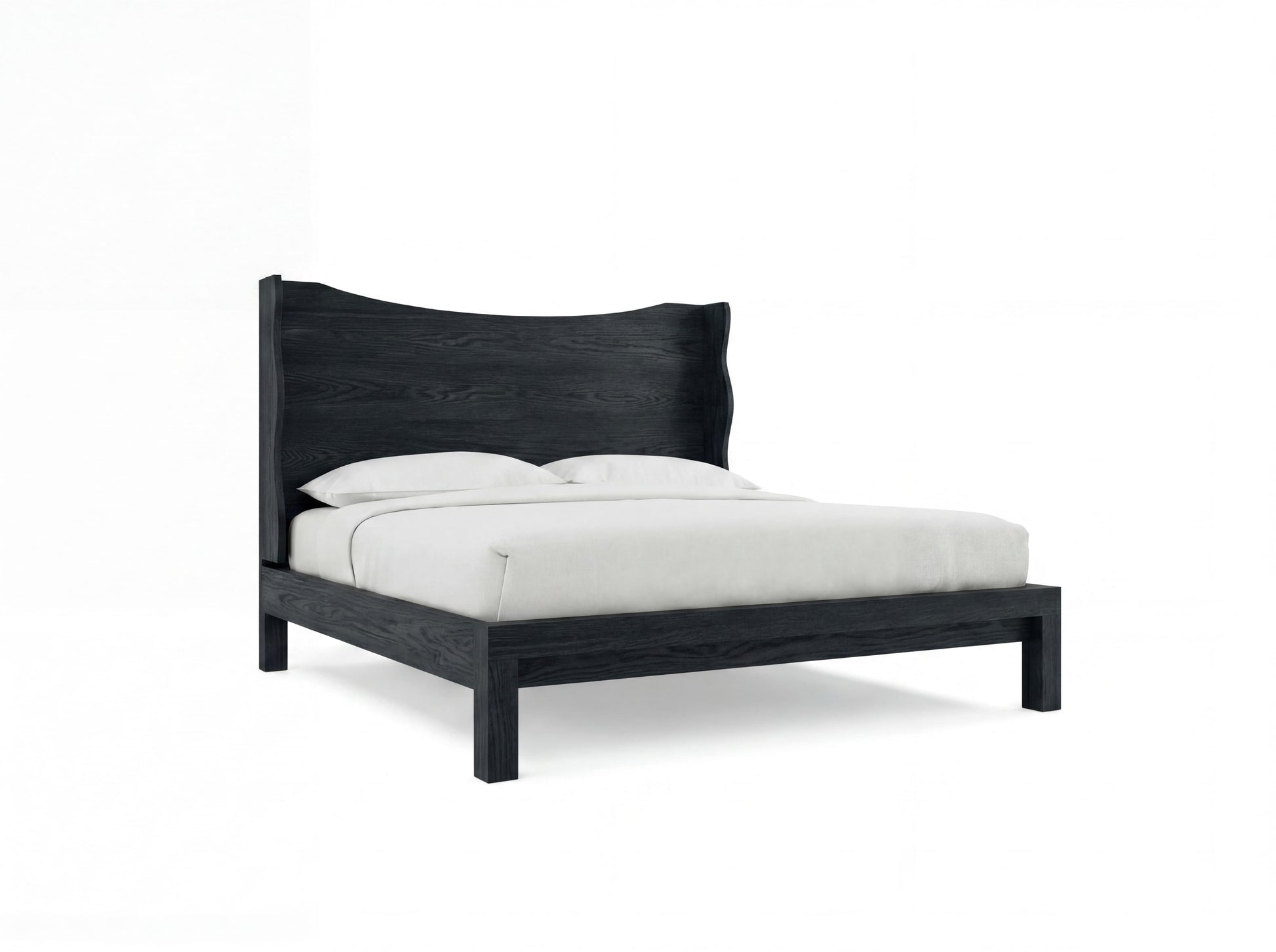 Harlow Bed - Espresso on Oak