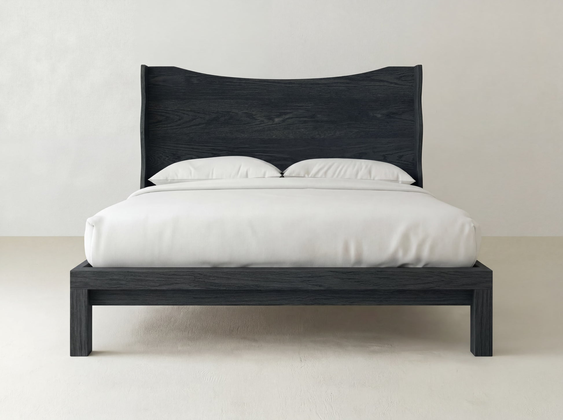 Harlow Bed - Espresso on Oak