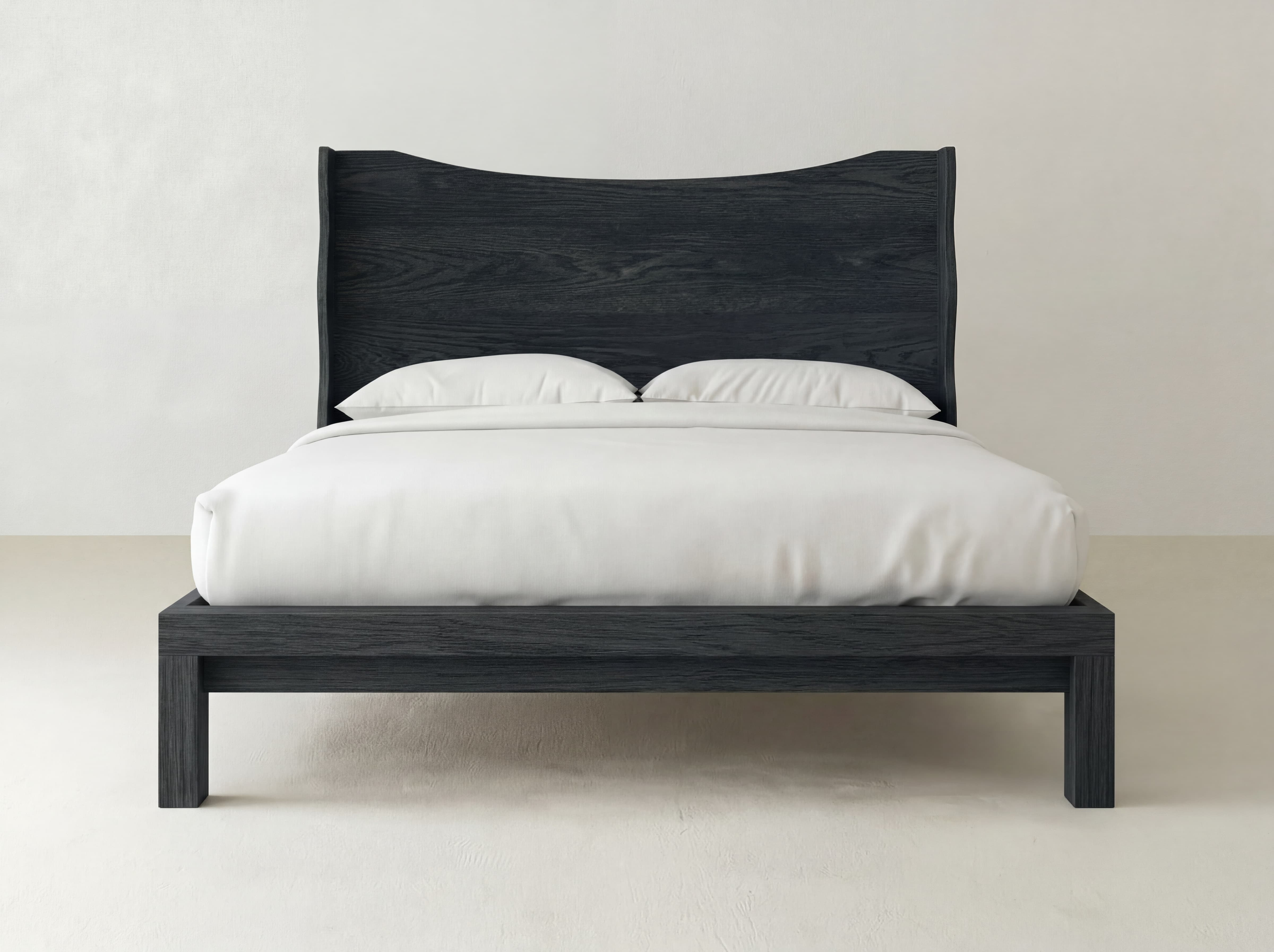 Harlow Bed - Espresso on Oak