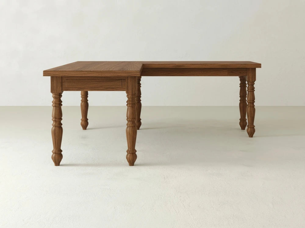 Hathaway Corner Desk - Almond on Oak