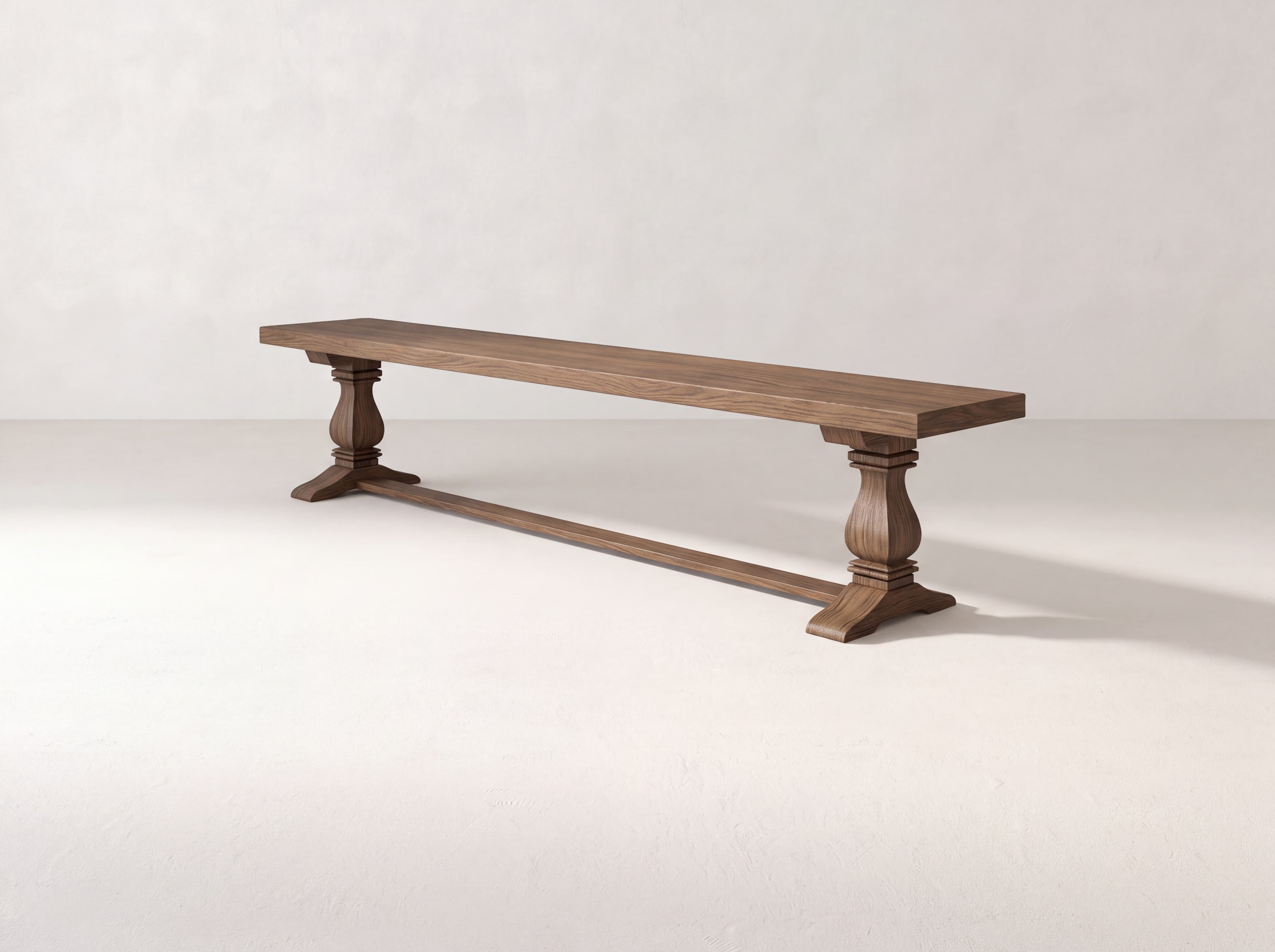 Heirloom Bench - Almond on Oak