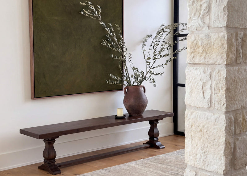 Heirloom Bench - Almond on Oak