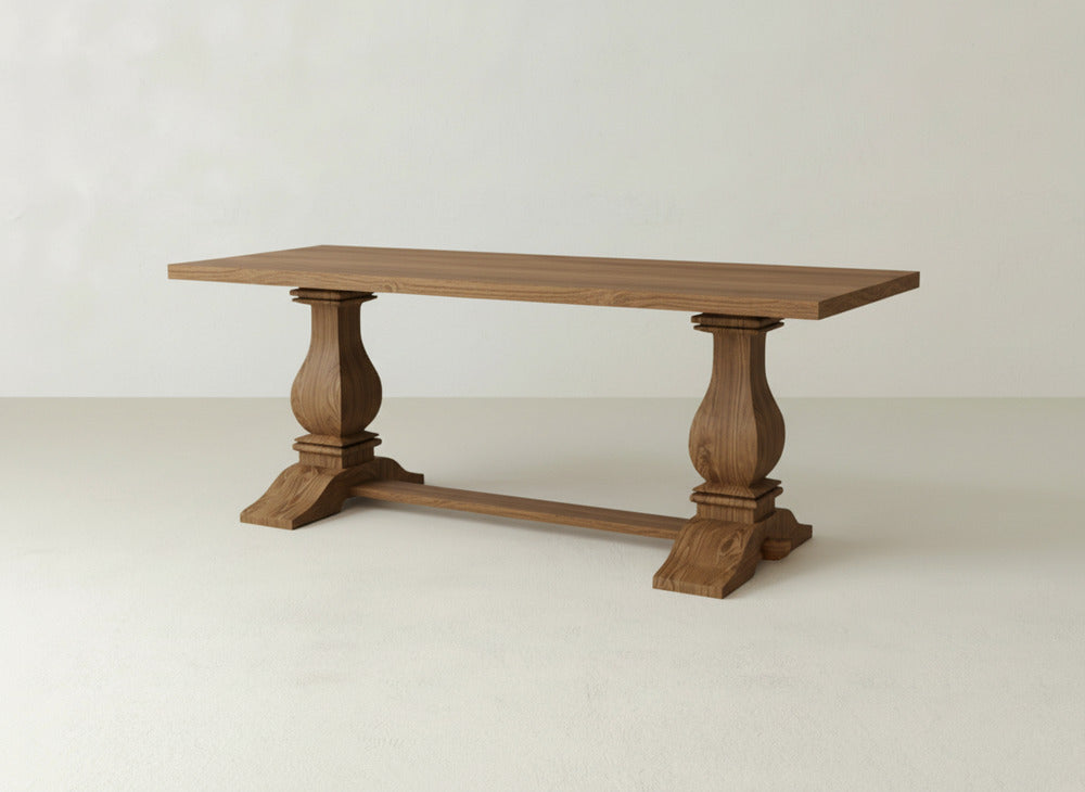 Heirloom Dining Table - Almond on Oak