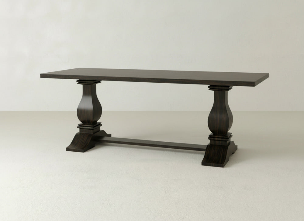 Heirloom Dining Table - Espresso on Oak