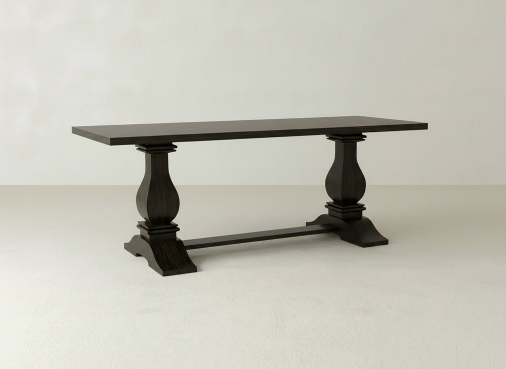 Heirloom Dining Table - Espresso on Oak