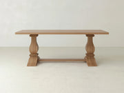 Heirloom Dining Table - Oat on Oak