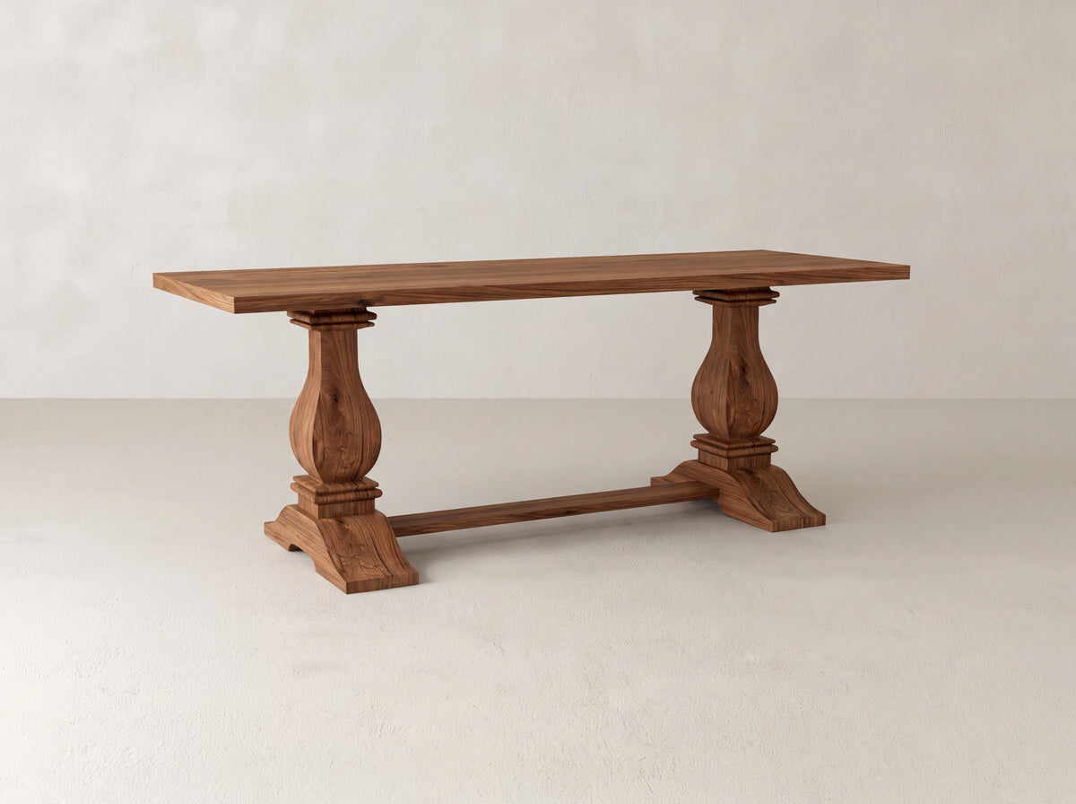 Heirloom Dining Table - Satin on Black Walnut