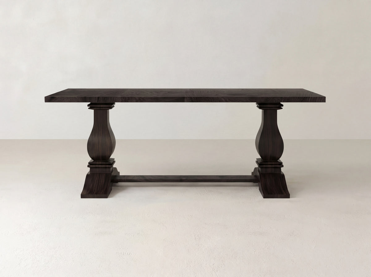 Heirloom Dining Table - Umber on Black Walnut