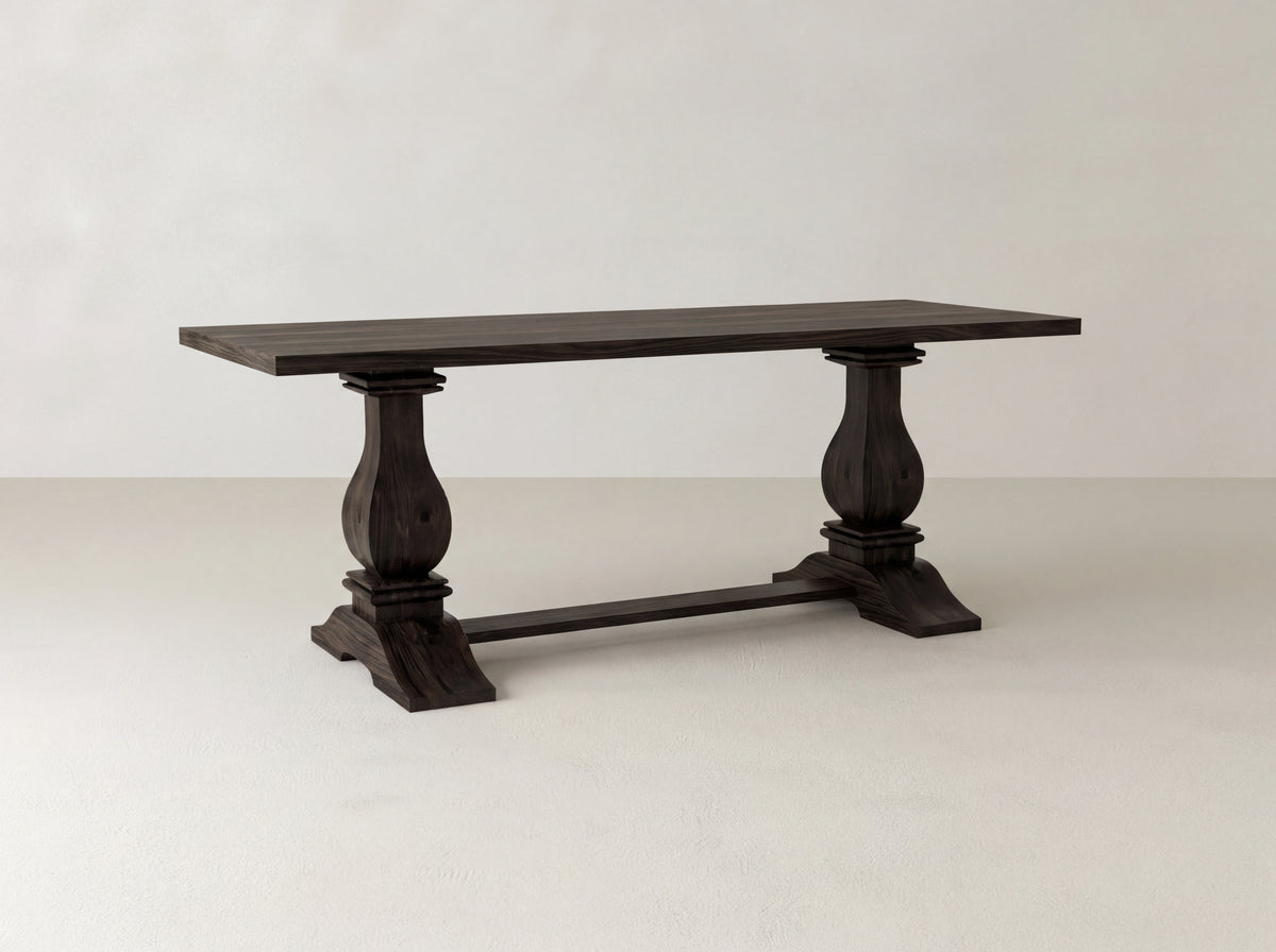 Heirloom Dining Table - Umber on Black Walnut