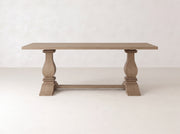 Heirloom Dining Table - Sandstone on White Oak