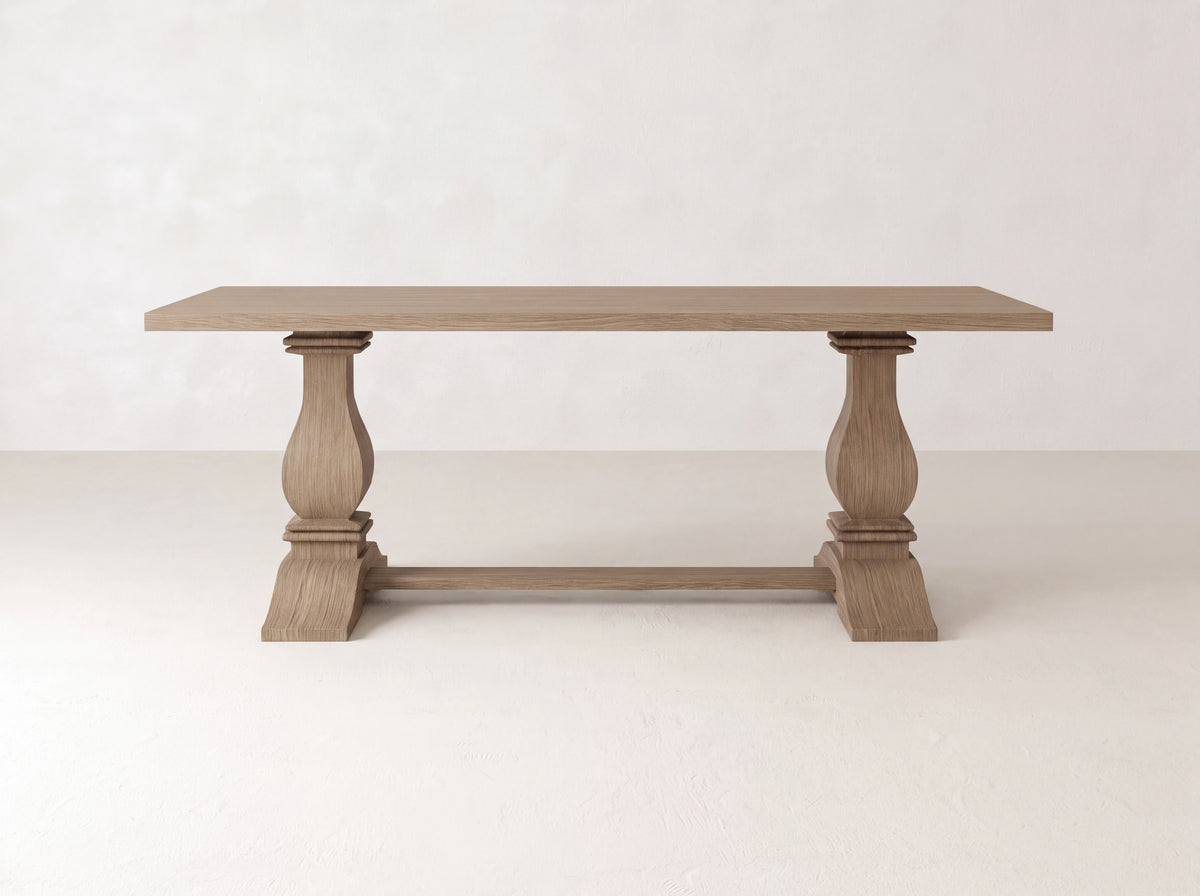 Heirloom Dining Table - Sandstone on White Oak