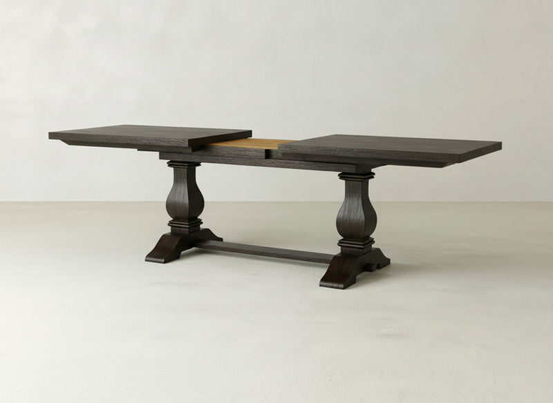 Heirloom Expandable Dining Table - Espresso on Oak