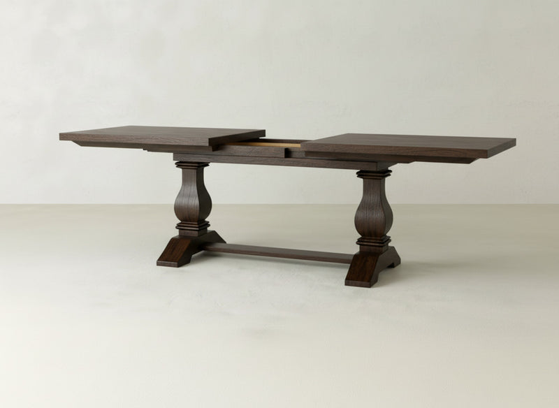 Heirloom Expandable Dining Table - Sable on Oak